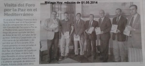Málaga Hoy, edición de 1º de mayo de 2014