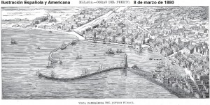 Una de las ampliaciones del puerto en el siglo XIX