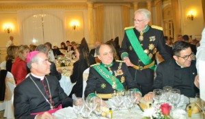 Con el obispo de la diócesis de Málaga