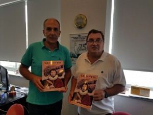 El Secretario Técnico del Club, Ignacio Liñan y el Director del Foro,  Rafael Vidal