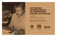 Abierta la convocatoria del XIX Premio Internacional de Periodismo Manuel Alcántara