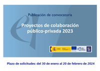 Convocatoria Proyectos Colaboración Público-Privada 2023