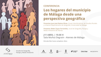 Conferencia "Los hogares del municipio de Málaga desde una perspectiva geográfica"