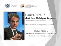 Conferencia de José Luis Rodríguez Zapatero