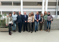 Visita del equipo decanal de la Facultad de Comercio de la Universidad de Valladolid