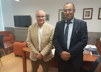 Reunión para una colaboración con la Universidad Abdelmalek Essâadi de Tánger (Marruecos)