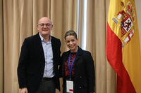 La científica Dolores Fernández Ortuño, elegida para el programa "Emparejamiento", en el Congreso de los Diputados