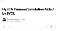 HySEA Tsunami Simulation Aided by SYCL