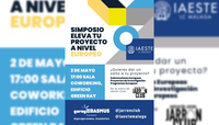 Simposio "Eleva tu proyecto a nivel europeo" de mano de IAESTE y Jarrón Club de la UMA
