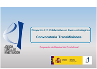 Resolución provisional de la AEI de la convocatoria Transmisiones 2023