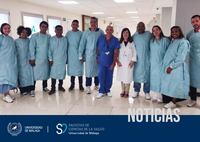 Visita de estudiantes colombianos del Máster de Salud Internacional al distrito
