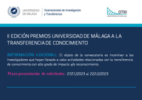 II Edición Premios Universidad de Málaga a la Transferencia de Conocimiento