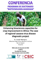 Conferencia Programa de Doctorado: "Biotecnología avanzada"