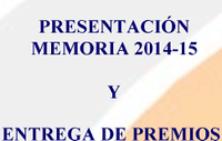 Presentación de la Memoria 13/14 y entrega de Premios Extraordinarios