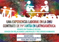 Práctica Laboral en la ONU. Contrato de Pasantía en Latinoamérica