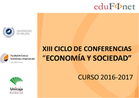 Ciclo "Economía y Sociedad" - Conferencia José Antonio Díaz Campos y Rafael López del Paso - 23 de mayo