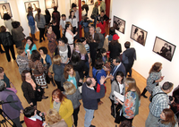 Crowded exhibition opening for "Nosotras" ("Us") at UMA
