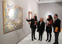 Artwork exhibition of Antonio Pitxot, a close collaborator of Dalí, displayed at the Rectorate