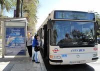 Bus route 11 connects El Palo with Teatinos Campus