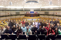 Alumnos del grado en Gestión y Administración Pública visitan el Parlamento Europeo
