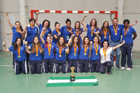 El equipo de Balonmano femenino, campeón de España Universitario tras superar a Valencia en la final