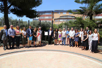 La UMA homenajea a las personas que propiciaron el Jardín Botánico de Teatinos