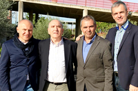 El presidente de la ‘European University Sports Association’ visita el Complejo Deportivo Universitario
