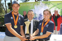 La selección de la UMA, campeona de España universitaria de Golf