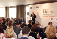 El rector exhibe la potencialidad de la UMA en el foro empresarial 'Lidera Málaga'
