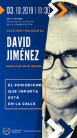 Lección inaugural de David Jiménez, exdirector de El Mundo (03/10/2019)
