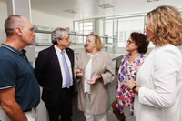 La presidenta del CSIC visita el nuevo edificio 'IHSM' en el campus de Teatinos 