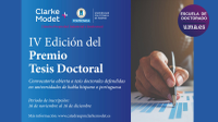IV Edición del Premio Tesis Doctoral en Habla Hispana o Portugesa