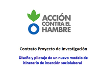 Contrato Proyecto de Investigación de "Acción contra el Hambre" - Acción Social España