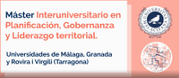 Abierto plazo de preinscripción en el Máster en PLANIFICACIÓN, GOBERNANZA Y LIDERAZGO TERRITORIAL
