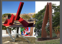 Inauguración esculturas en el Campus de Teatinos