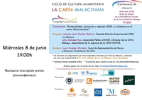 Conferencia de Clausura Ciclo de Cultura Alimentaria La Carta Malacitana y Gastrocampus