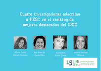 Cuatro investigadoras adscritas a la Facultad de Estudios Sociales y del Trabajo en el ranking de mujeres destacadas del CSIC