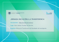 Jornada "Iniciación a la Transferencia". Ciclo Jornadas OTRI 2022-23