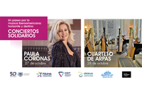 El Centro de Estudios Iberoamericanos y Transatlánticos FGUMA-UMA organiza dos conciertos solidarios junto a la pianista Paula Coronas y el Cuarteto de Arpas de Málaga