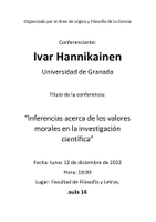 Conferencia Ivar Hannikainen
