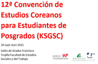 12ª Convención de Estudios Coreanos para Estudiantes de Posgrados (KSGSC)