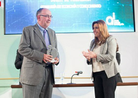 Recogida del IV Premio Andalucía de Investigación