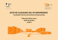 Acto de Clausura del 50 Aniversario