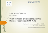 Conferencia Dra. Ana Cabello