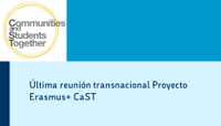 Última reunión transnacional Proyecto Erasmus+ CaST