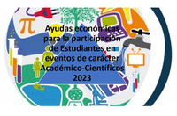 Cartel ayuda organizacion enventos academico-cientificos 2023. Segunda convocatoria