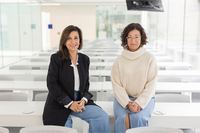 Dos de las investigadoras de la UMA que trabajan en este proyecto: Carmen Ramírez y Rosa Esteve