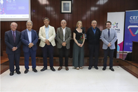 Autoridades durante la inauguración del VIII Workshop Internacional de Estudios Iberoamericanos y Transatlánticos
