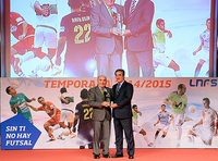 La LNFS premia a la UMA por la difusión del Fútbol Sala