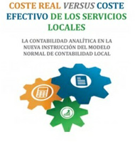 Publicación del libro “Coste real versus coste efectivo de los servicios locales. La contabilidad analítica en la nueva instrucción del modelo normal de contabilidad local”.